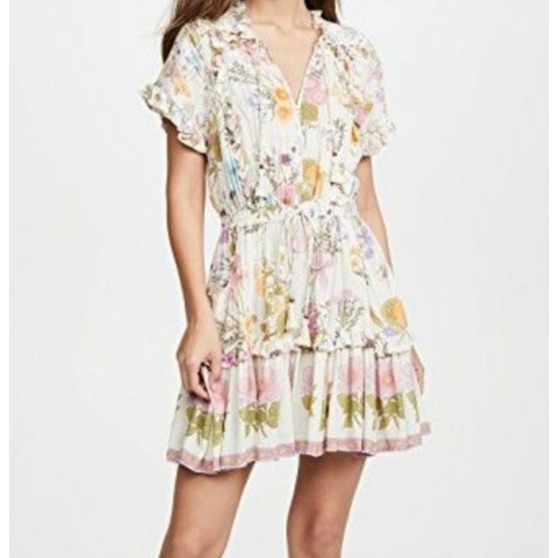 Spell & The Gypsy Wildbloom Playdress Xs Mini Dress Floral Bohemian Festival